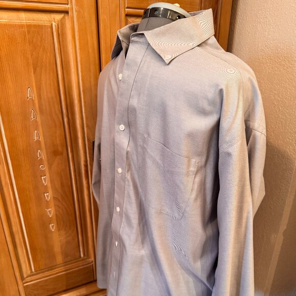 JOSEPH & FEISS MEN'S DRESS SHIRT * INTERNATIONAL * SIZE 17 32/33 in Gray - Picture 1 of 6